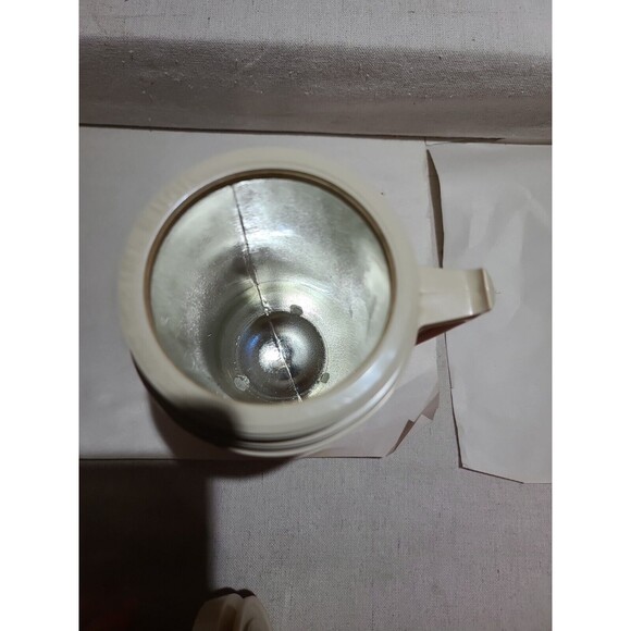 Vintage 3pc Orange Thermos Pint Size Handled Model #7202 King Seeley Hot Cold - Picture 2 of 10